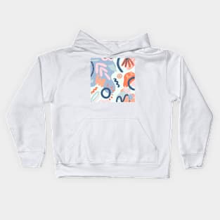 Watercolor strokes Kids Hoodie